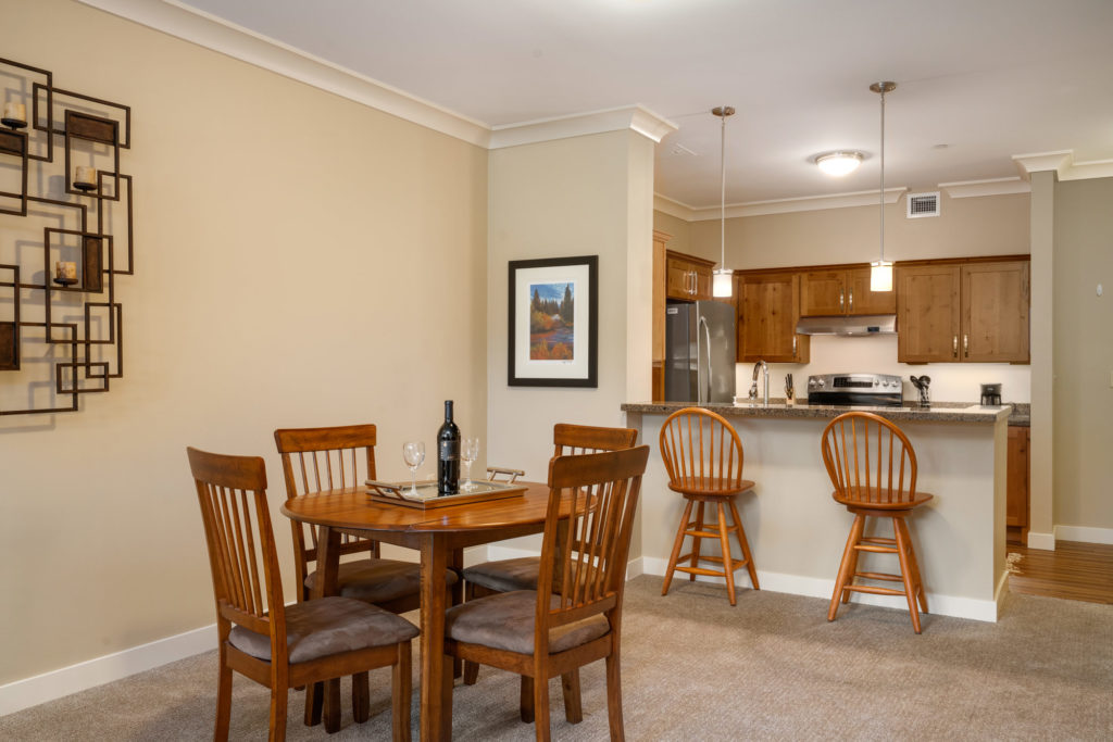 Senior Apartment Kitchen and Dining Area